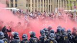 Первомайская демонстрация в Штутгарте закончилась столкновениями с полицией
