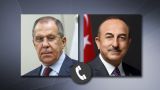 МИД России: Лавров и Чавушоглу высказались за прекращение боёв в Карабахе