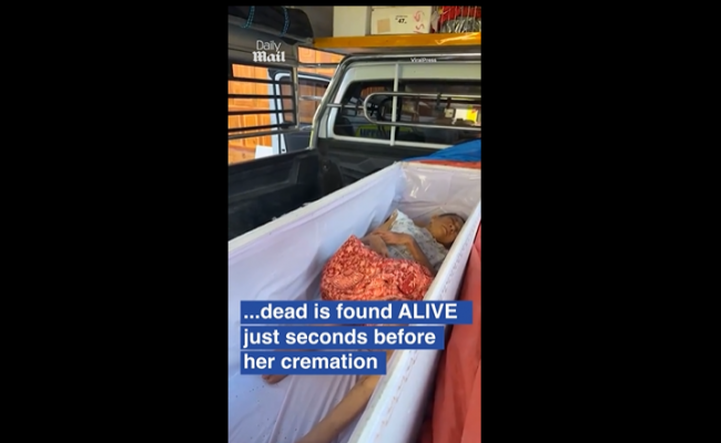 Чудо в Таиланде: женщина ожила в гробу за минуту до кремации