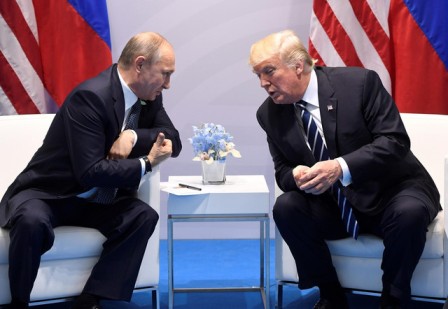В МИД назвали одну из основных тем встречи В.Путина и Трампа В МИД назвали одну из основных тем встречи В.Путина и Трампа