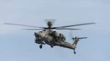 Вертолеты ВКС России уничтожили бронетехнику ВСУ управляемыми ракетами