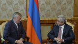 Президент Армении обсудил с генсеком ОДКБ учения «Кобальт-2016»
