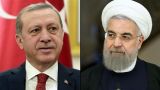 Президенты Турции и Ирана обсудили политическое урегулирование в Сирии