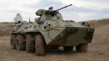 БТР-82А Минобороны России получили прикрытие «кустами» и «Контактом»