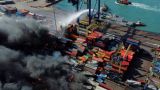 Минобороны Турции поспешило с завершением операции: порт горит, слышны взрывы