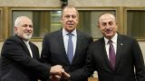 Главы МИД России, Ирана и Турции обсудили Сирию в режиме видеоконференции