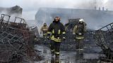 В Ленобласти загорелся химический завод