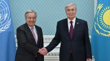 Генеральный секретарь ООН провел переговоры с президентом Казахстана