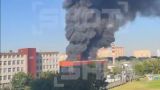 Warehouses are burning in Balashikha, Moscow region, and the sounds of explosions can be heard