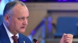 Додон: Вместо евроинтеграции Брюссель готовит Молдавию к войне
