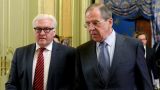 Лавров и Штайнмайер обсудили ситуацию в Сирии и на Украине