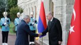 Эрдоган и Пашинян разговаривали в Стамбуле примерно час
