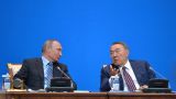 Путин и Назарбаев обсудили ситуацию в Сирии