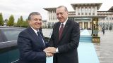 Мирзиёев и Эрдоган запустили новую теплоэлектростанцию в Узбекистане