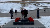 Президент России возложил венок к Вечному огню на Мамаевом кургане