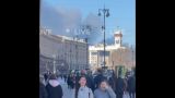 Центр Киева затянуло дымом от масштабного пожара на Троещине