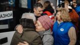 Возвращенные с Украины жители Курской области размещены в ПВР