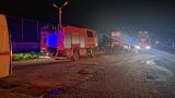 Площадь пожара на складе в Санкт-Петербурге выросла до 82 тысяч кв. м