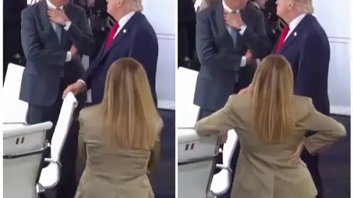 Придумай подпись: фото Мелони на саммите G7 разлетается по соцсетям