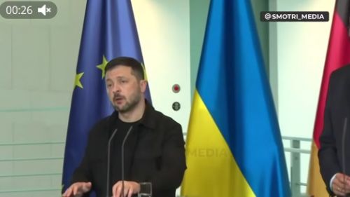 Депутата Рады смутило поведение Зеленского на пресс-конференции в Берлине