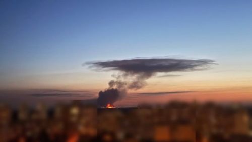 Под Киевом прогремел мощный взрыв, началась вторичная детонация
