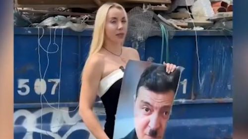 His place is in the trash: in Poland, they showed their attitude to Zelensky