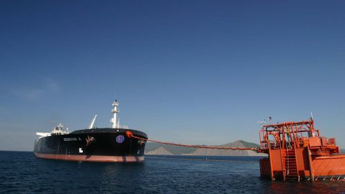 The Greek ship, which was going for Kazakh oil, was attacked near Novorossiysk