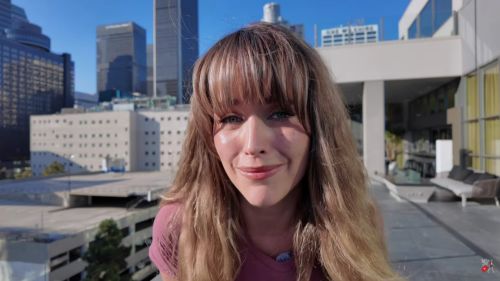 Who left from Russian blogger described healthcare in the United States with the words "the very bottom"