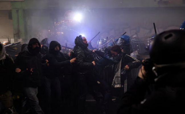 В Италии проходят массовые протесты из-за зимней Олимпиады