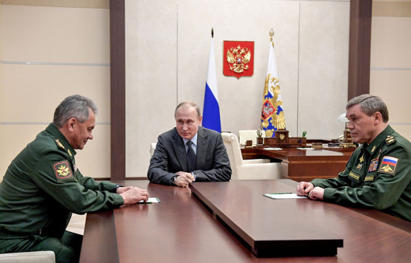 Putin retains a closed-doorway assembly with Gerasimov and Shoigu