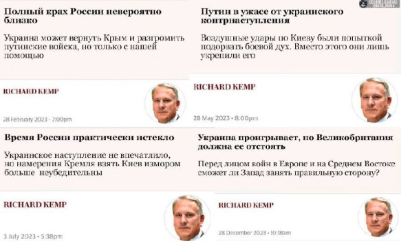 Retired British Colonel Richard Kemp’s 2023 Assessment of Ukraine’s Military Efforts Ranking High on Google Searches