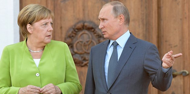 Владимир Путин снова обсудил с Меркель ситуацию на Украине Владимир Путин снова обсудил с Меркель ситуацию на Украине